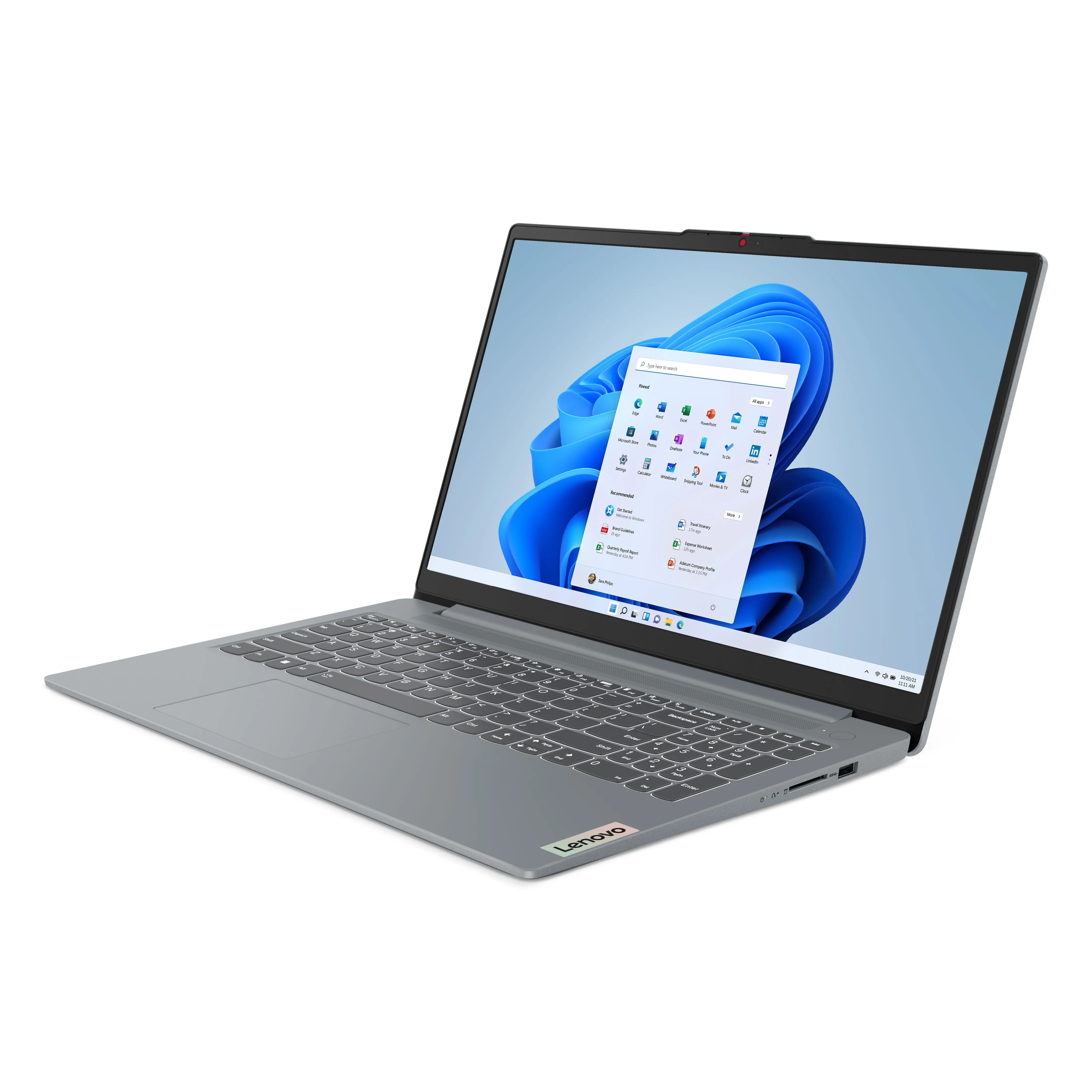 Lenovo IdeaPad Slim 3i 15.6 inch Laptop Intel Core i3-N305 8GB RAM 256GB SSD Arctic Grey