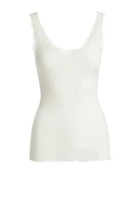 Maude Prive Cotton Lace Tank