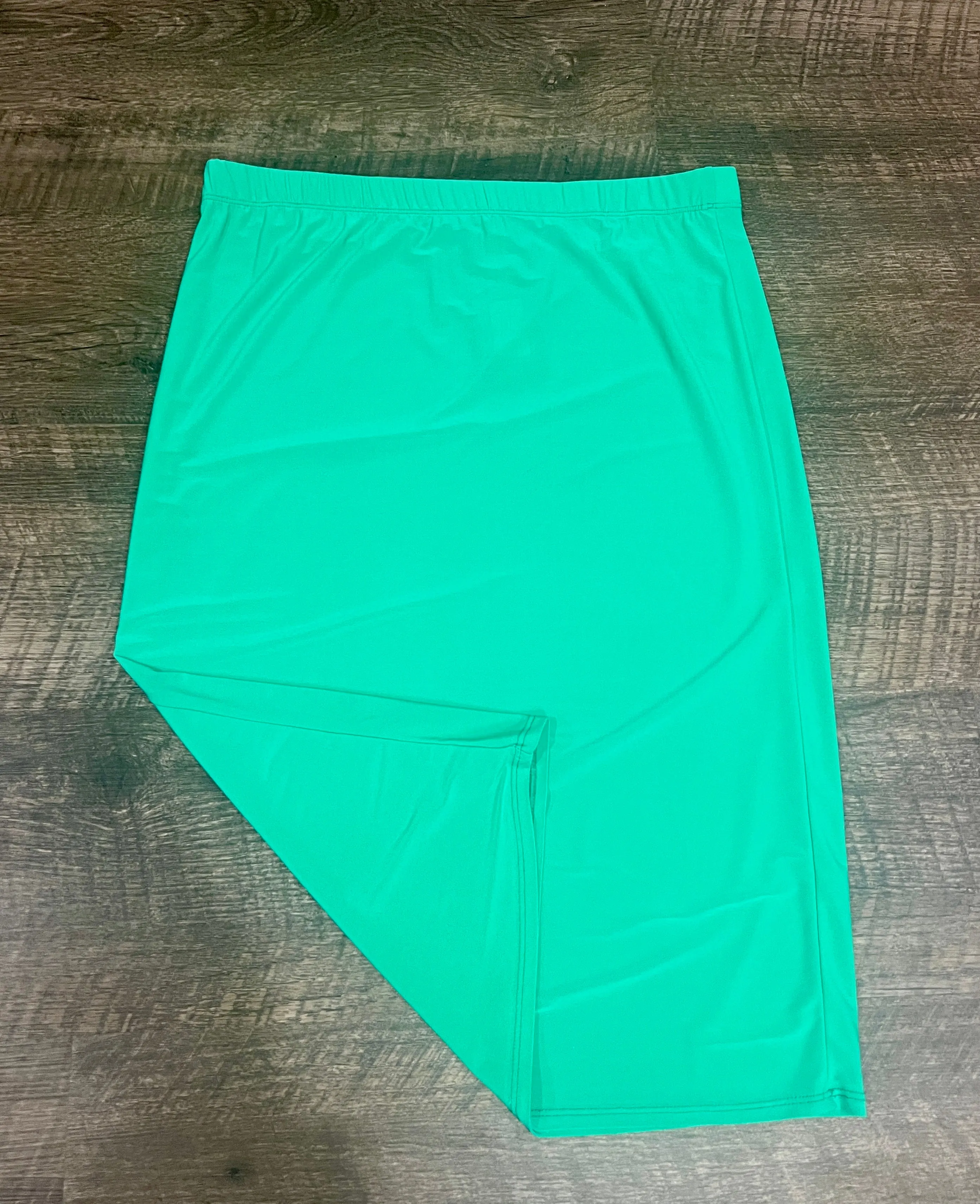 Miss Amy Pencil Skirt (Regular & Plus)- Minty Green