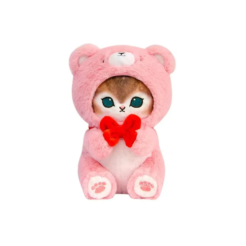 Mofusand Pink Bear Plush 9"