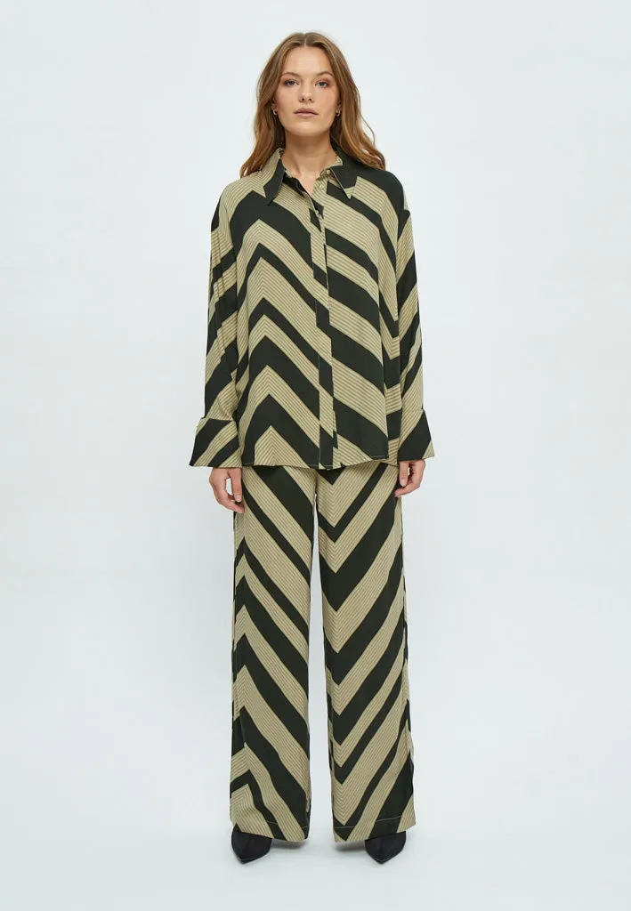 MSJalia Pants - Jungle Green Print