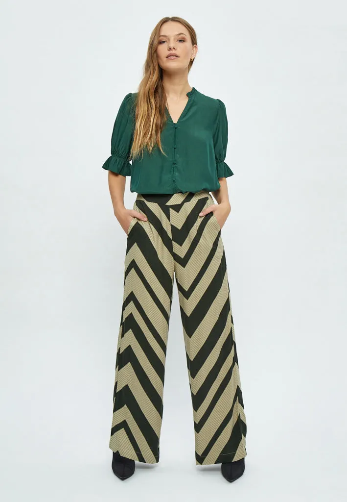 MSJalia Pants - Jungle Green Print