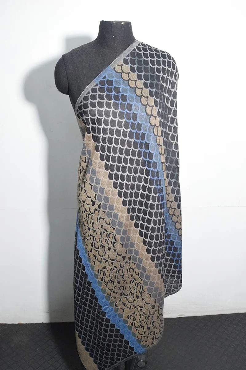 Multi Color Pashmina Woven Jacquard Shawl
