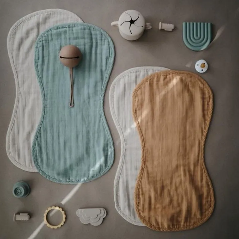 Muslin Burp Cloth Set - 2 Pack