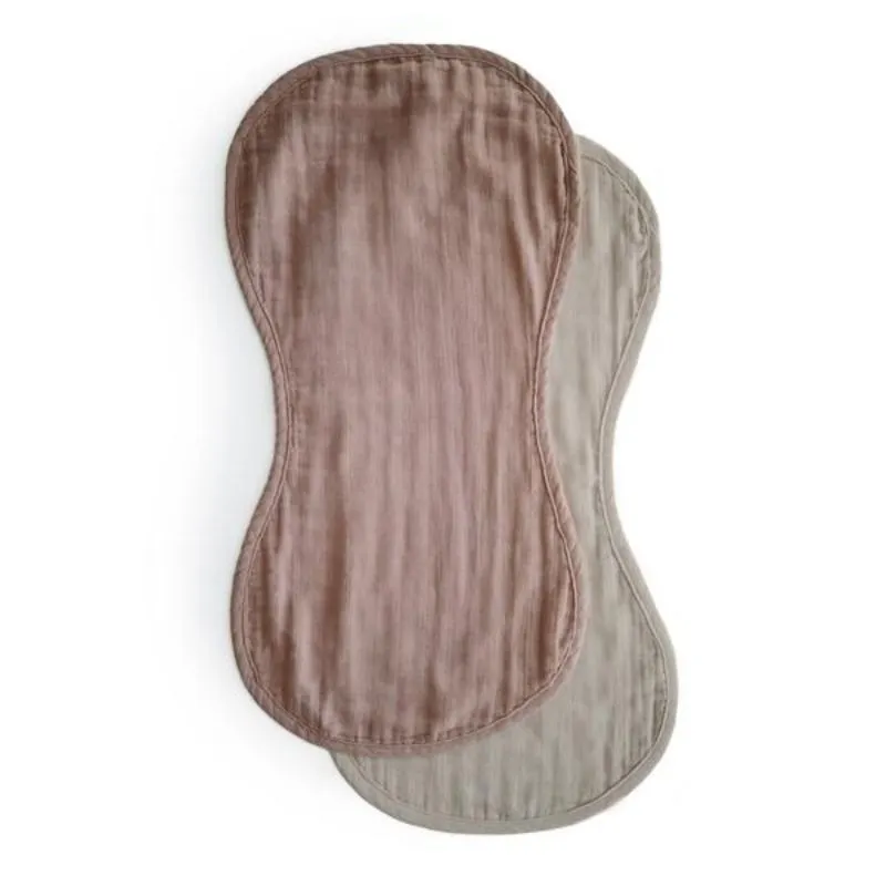 Muslin Burp Cloth Set - 2 Pack