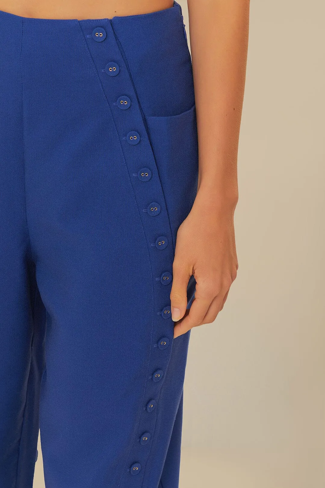 Navy Blue High Waisted Pants