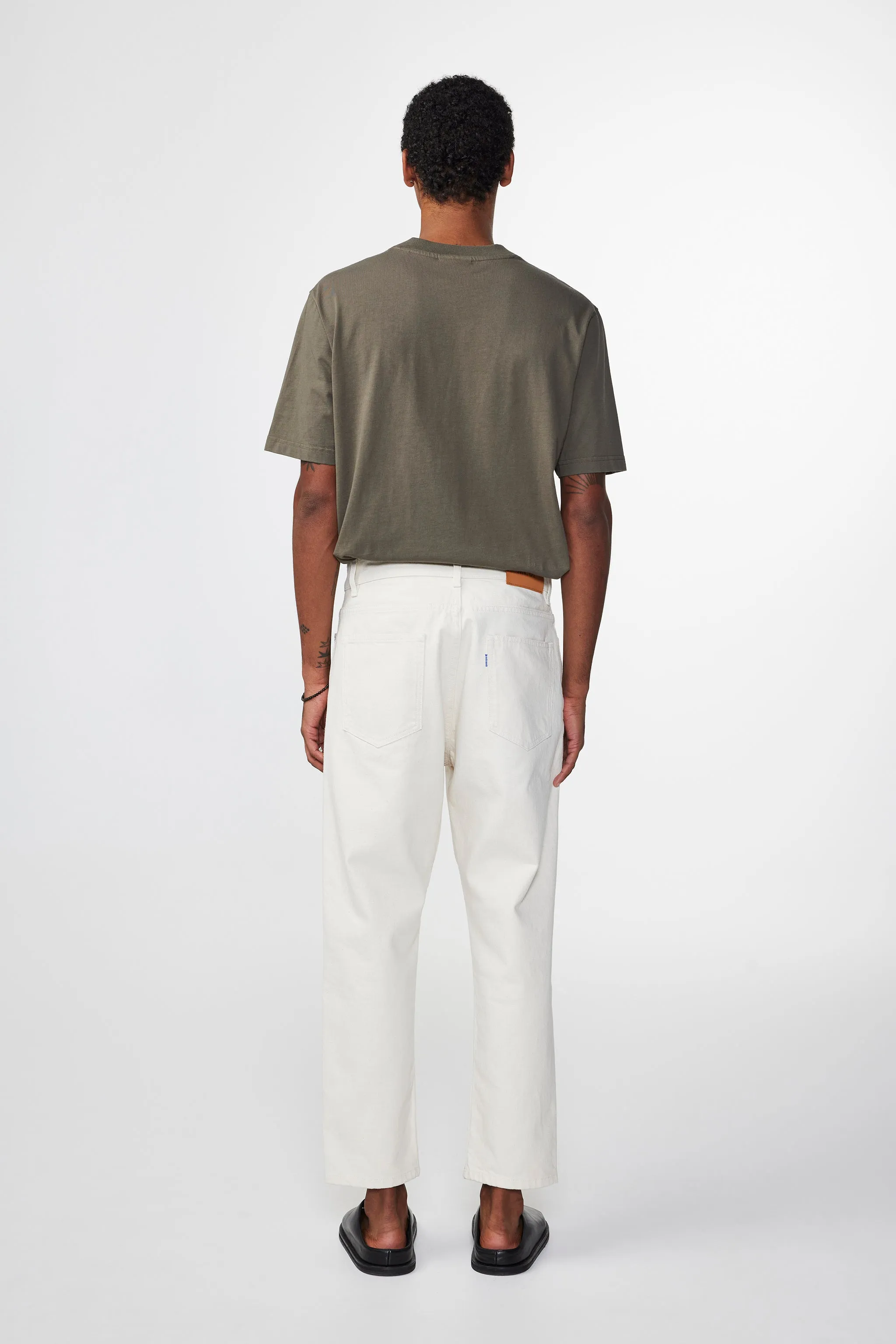 NN07 FREY 1856 TAPERED LEG JEANS - ECRU