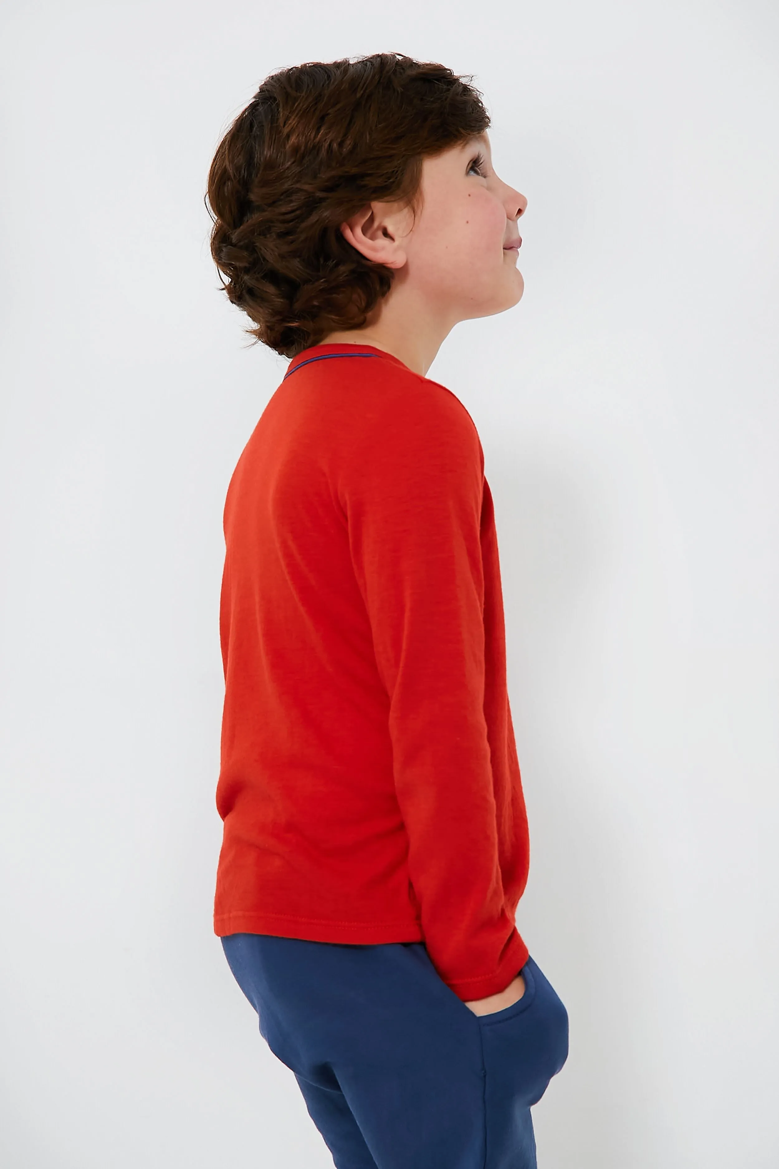 Oso Red Edward Long Sleeve Tee