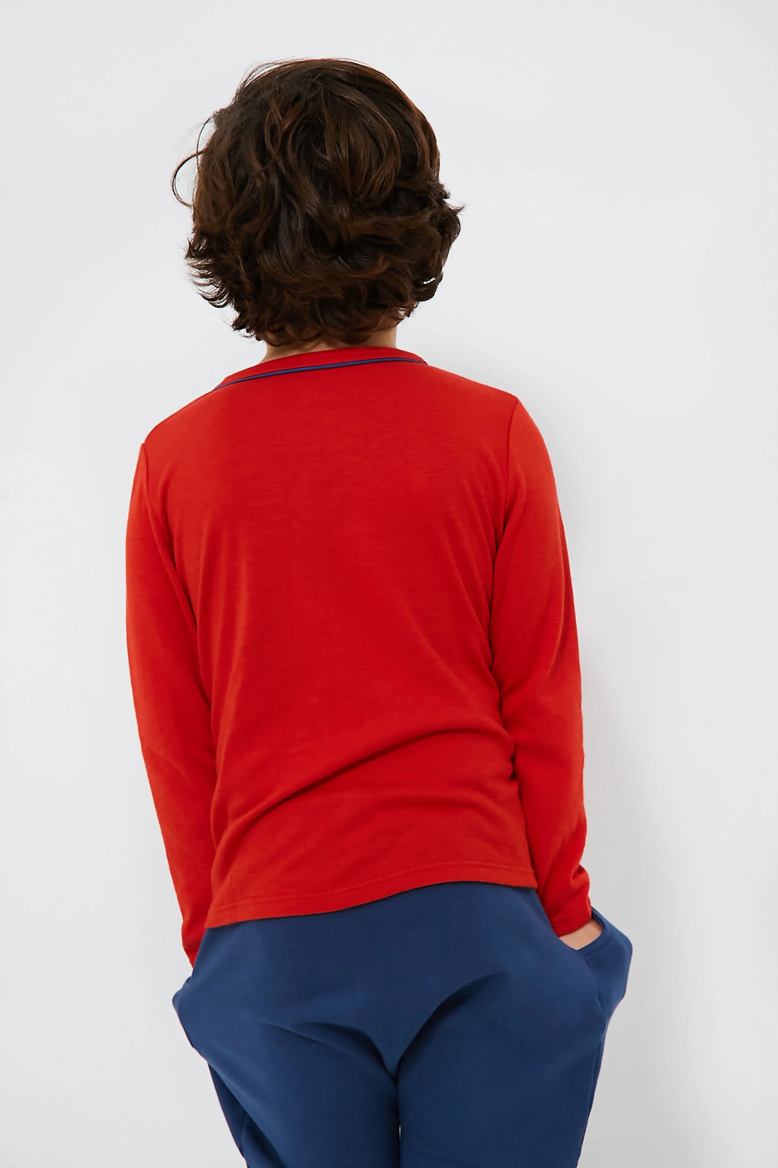 Oso Red Edward Long Sleeve Tee
