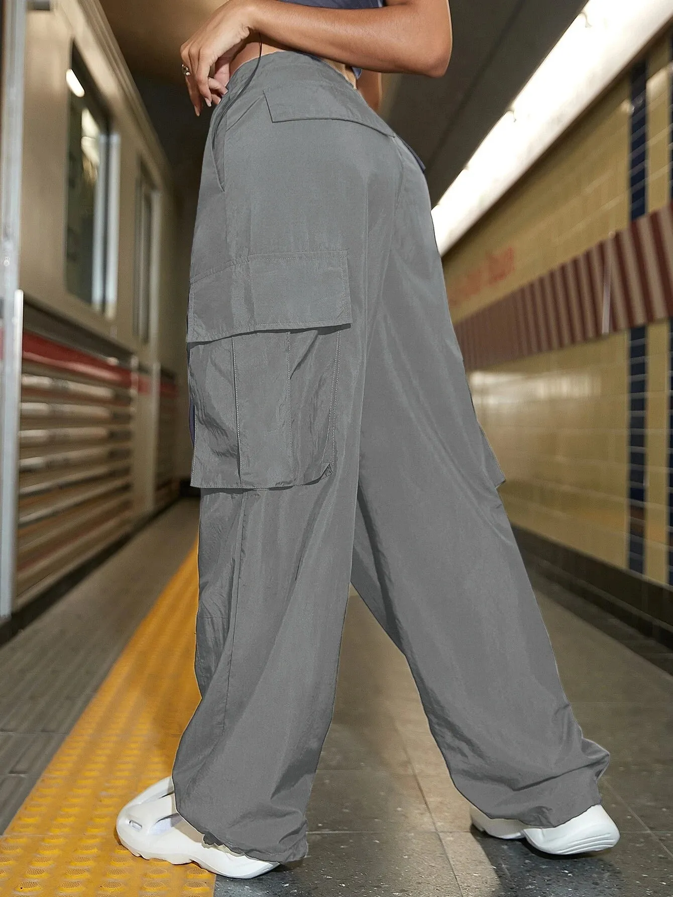 Parachute Cargo Jogger Pants