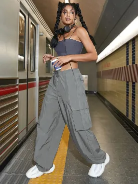 Parachute Cargo Jogger Pants