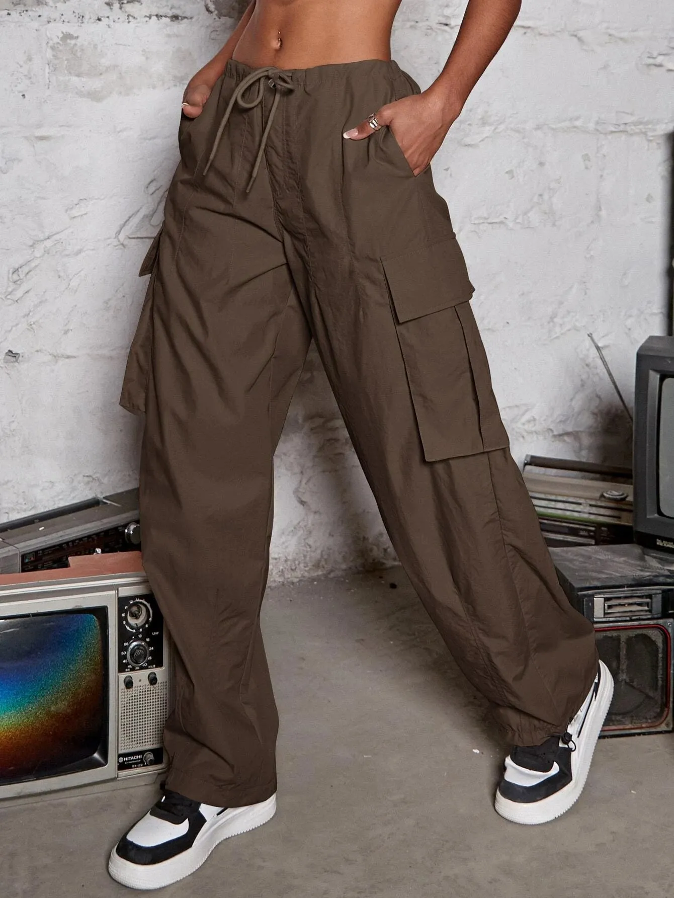 Parachute Cargo Jogger Pants