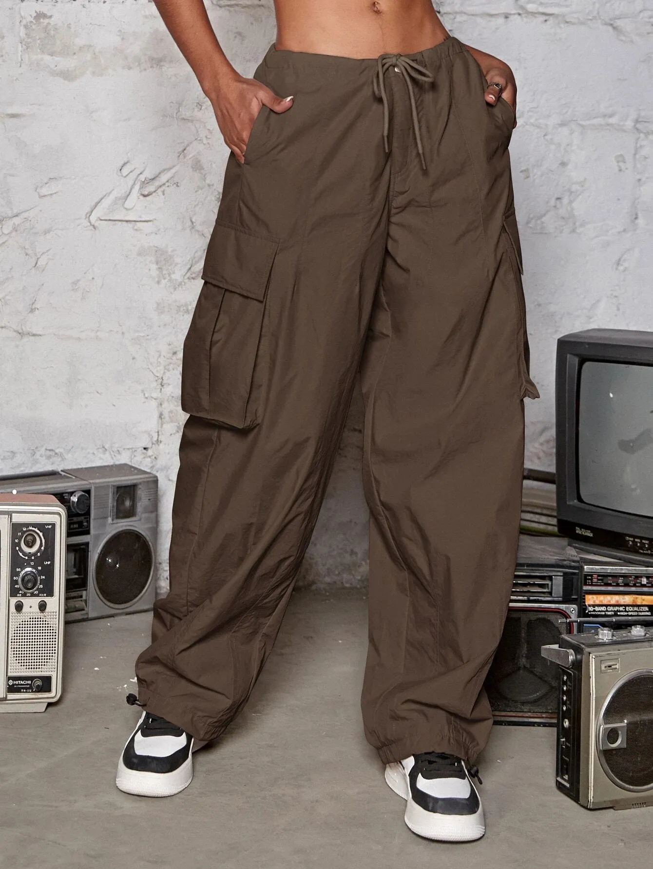 Parachute Cargo Jogger Pants