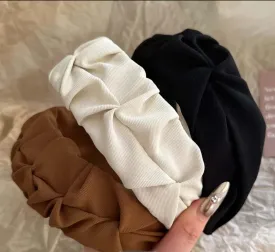 Pleated Wide Headband