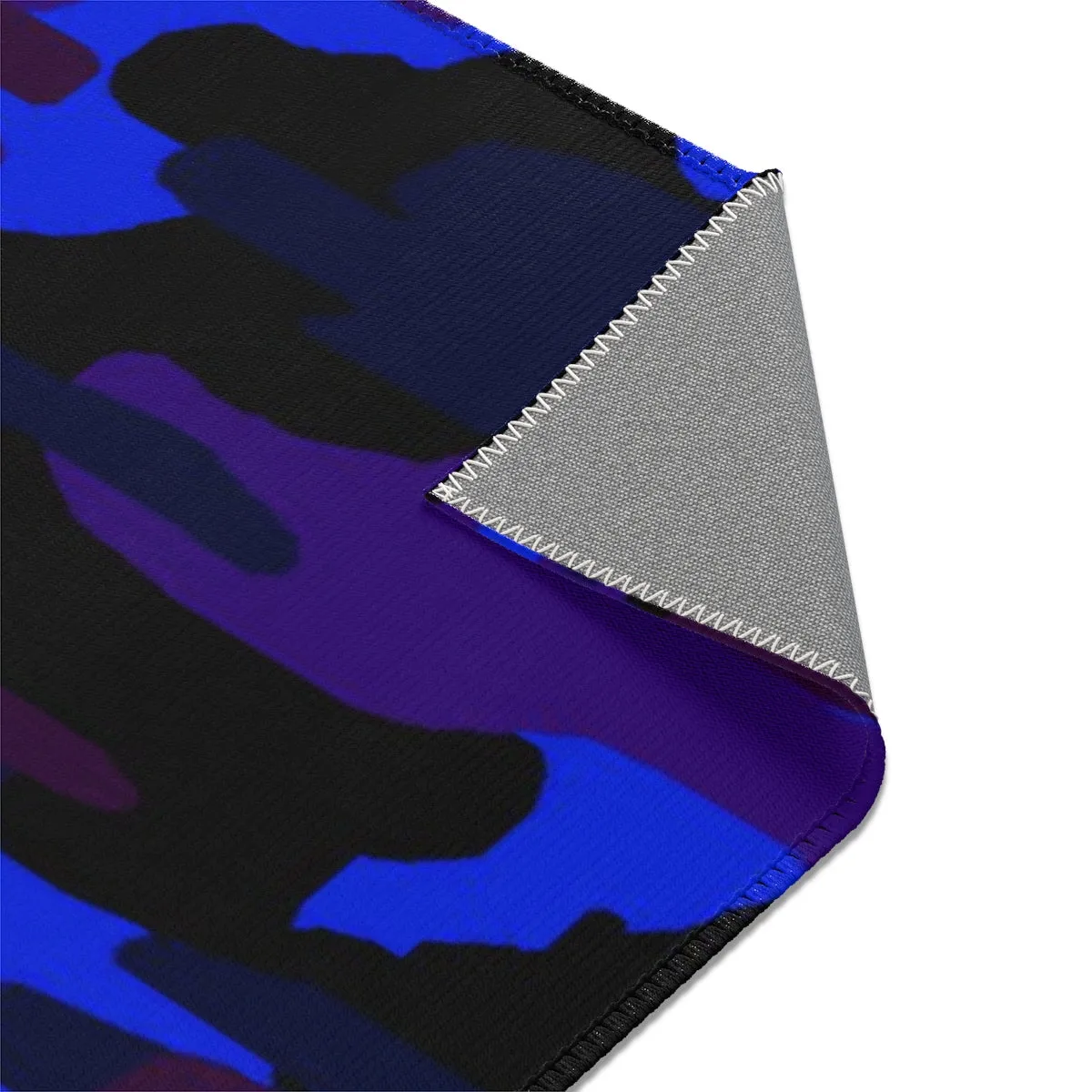 Purple Blue Camo Carpet, Best Camouflage Military Army Print 24x36/ 36x60/ 48x72 inches Area Rug