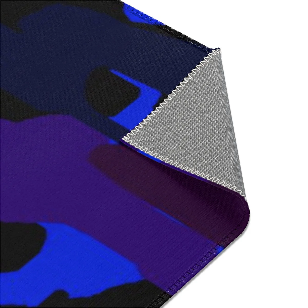Purple Blue Camo Carpet, Best Camouflage Military Army Print 24x36/ 36x60/ 48x72 inches Area Rug
