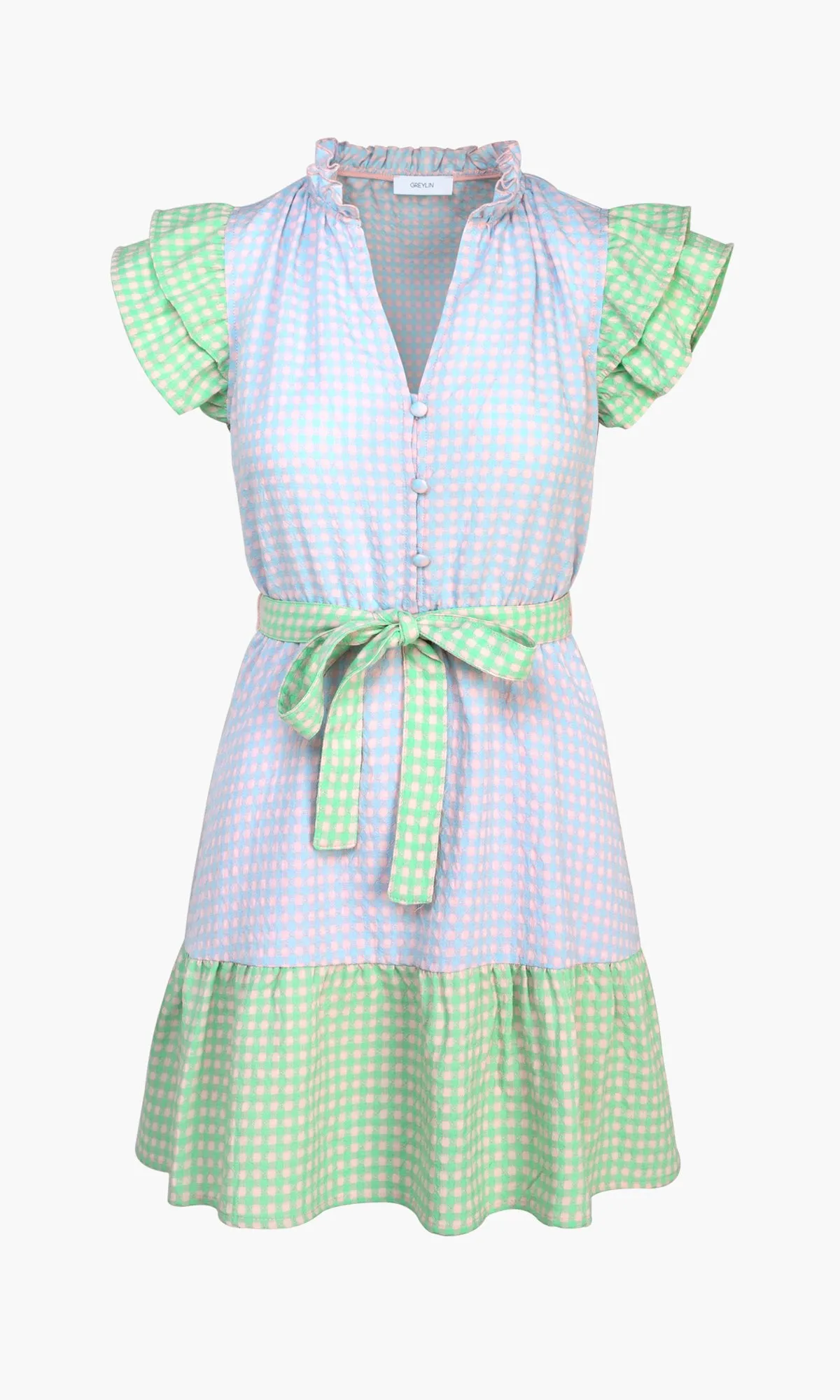 ROSLYN GINGHAM DRESS