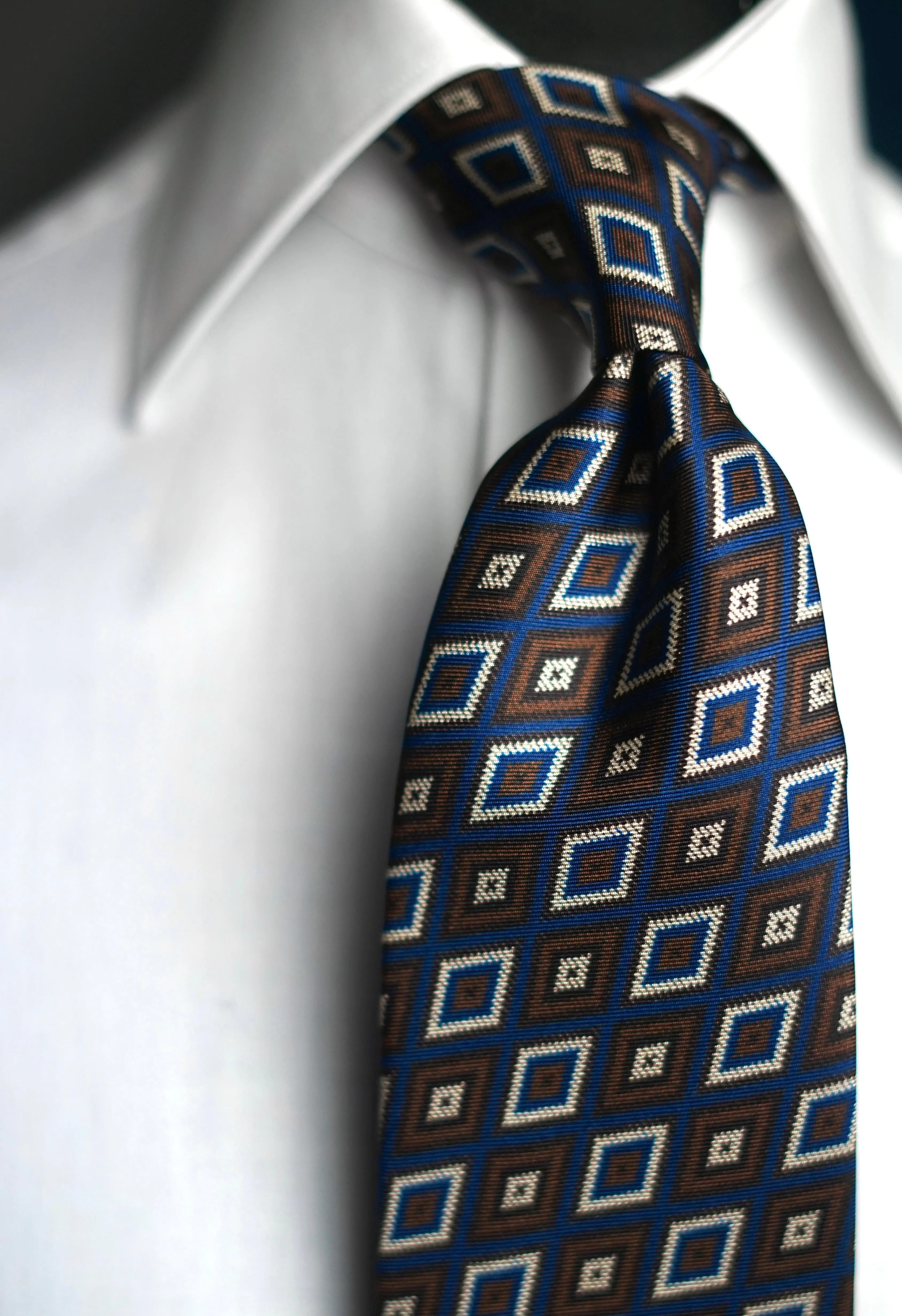 Sara Retro Silk Necktie