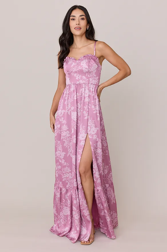 Satin Floral Print Fabric by Yard | Made To Order