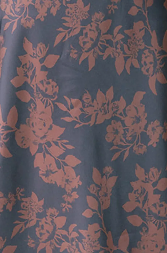 Satin Floral Print Fabric by Yard | Made To Order