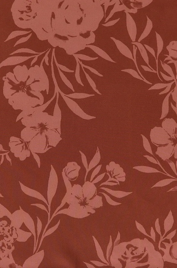 Satin Floral Print Fabric by Yard | Made To Order