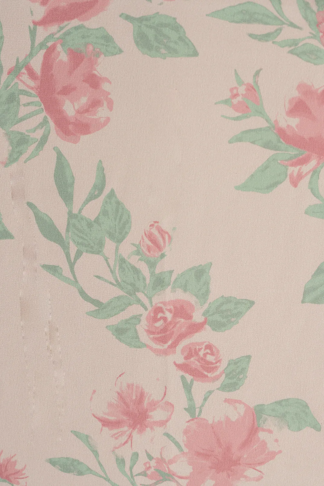 Satin Floral Print Fabric by Yard | Made To Order