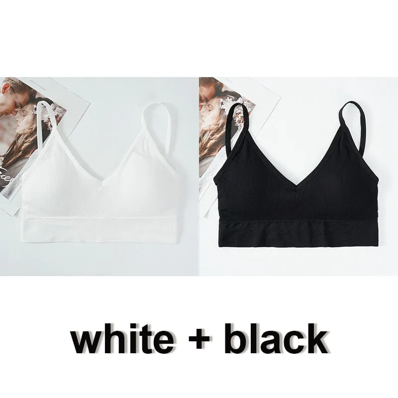 Seamless Padded Brallete Tank Top with Removable Padding