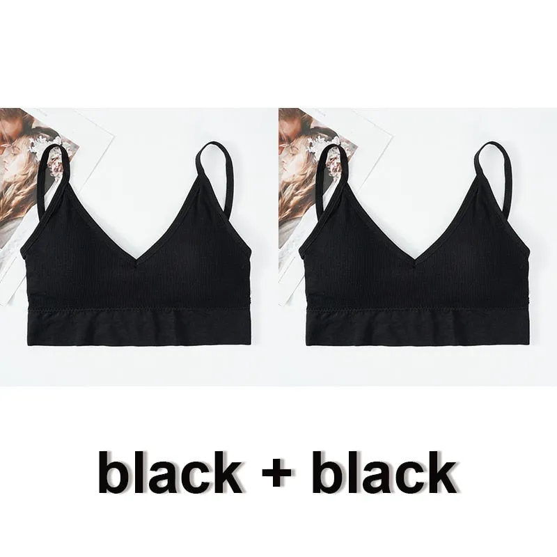 Seamless Padded Brallete Tank Top with Removable Padding