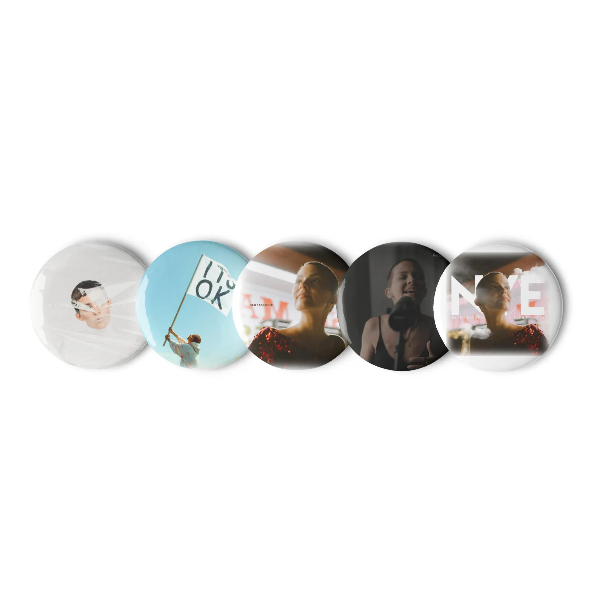 Set of pins: First 5 releases
