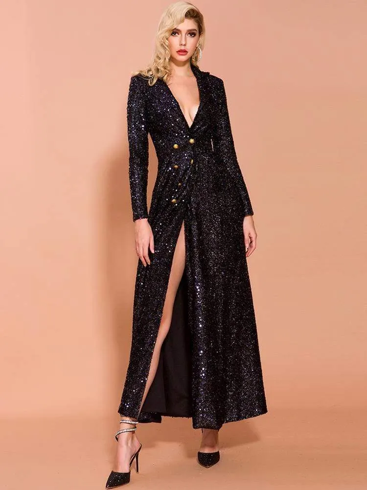 Sham Glitter Party Dress