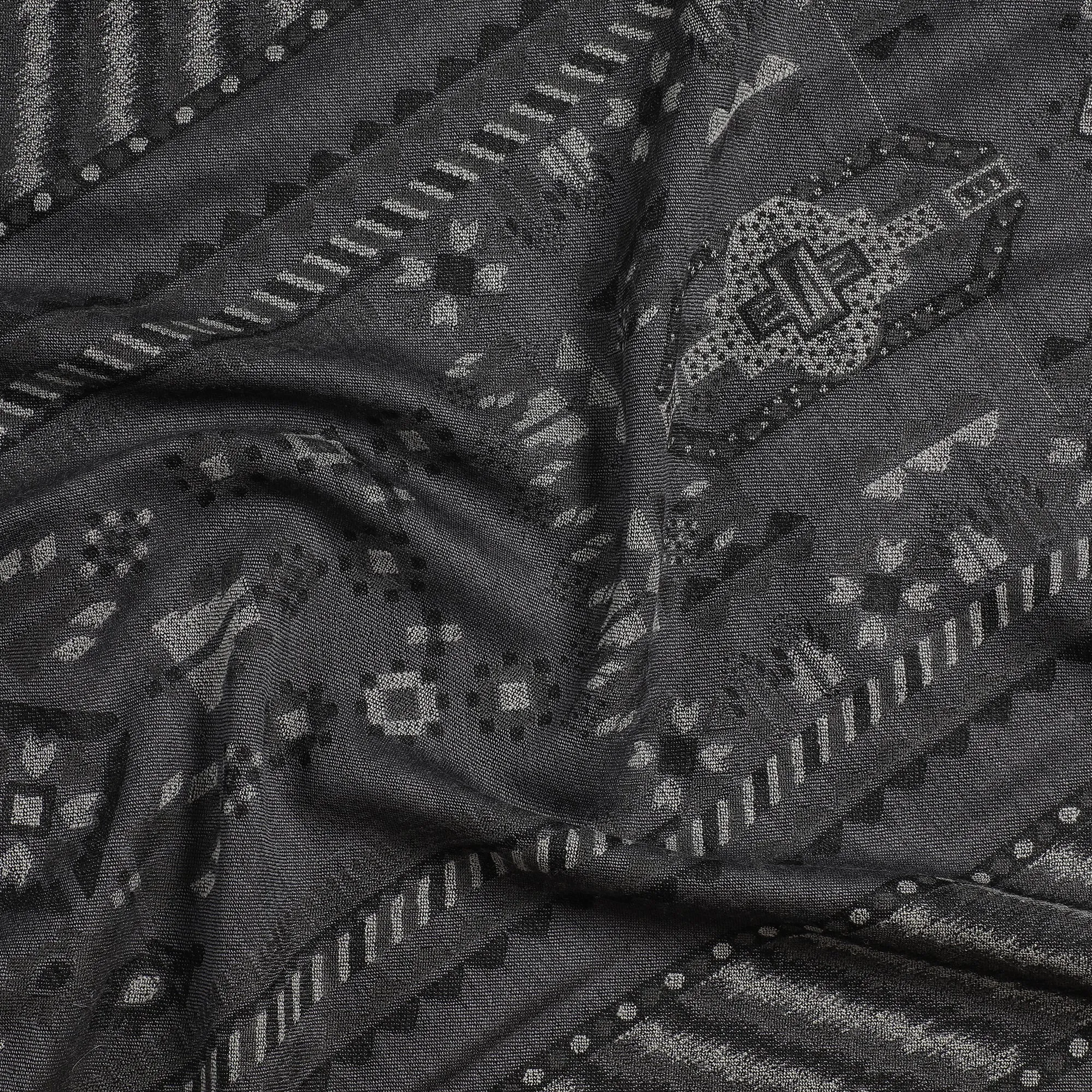 Stunning Mahi Design Woven Design Wool Shawl