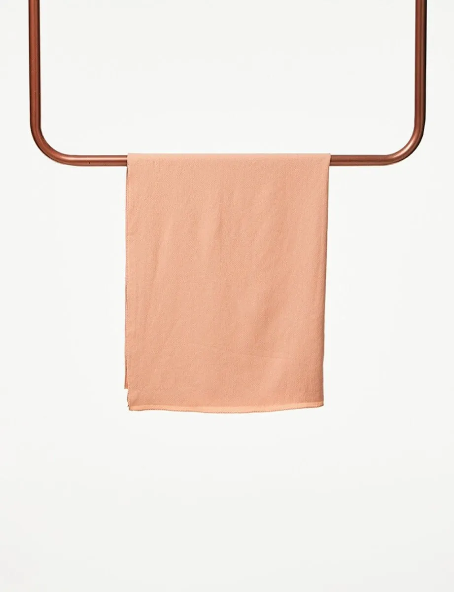 Textured Aerobin Shawl Salmon