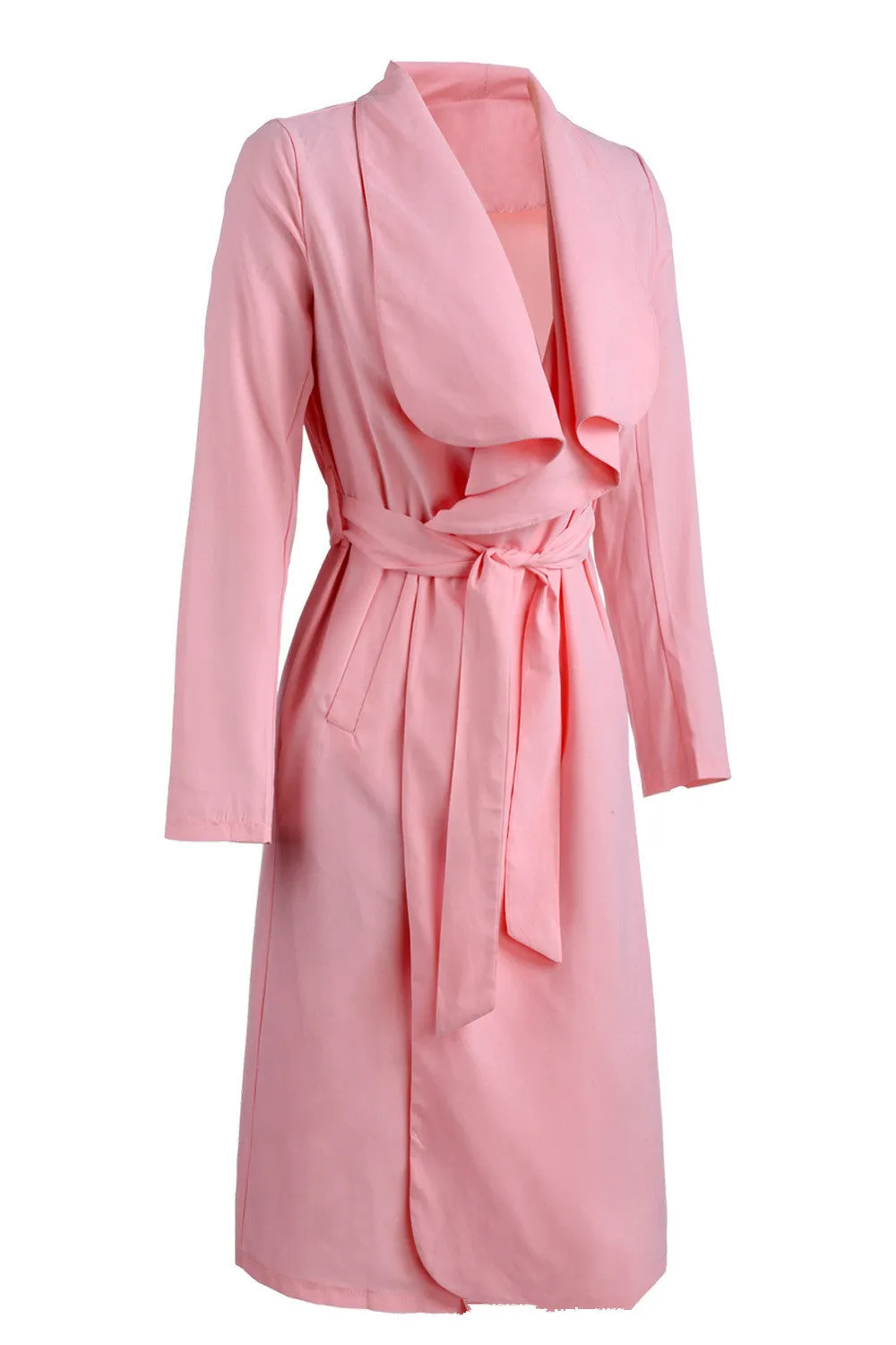 Tie Waist Overcoat