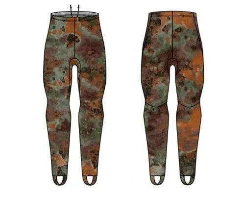 Tilos UV Spearfishing Camouflage Lycra Spandex Pants for Use Over a Standard Wetsuit
