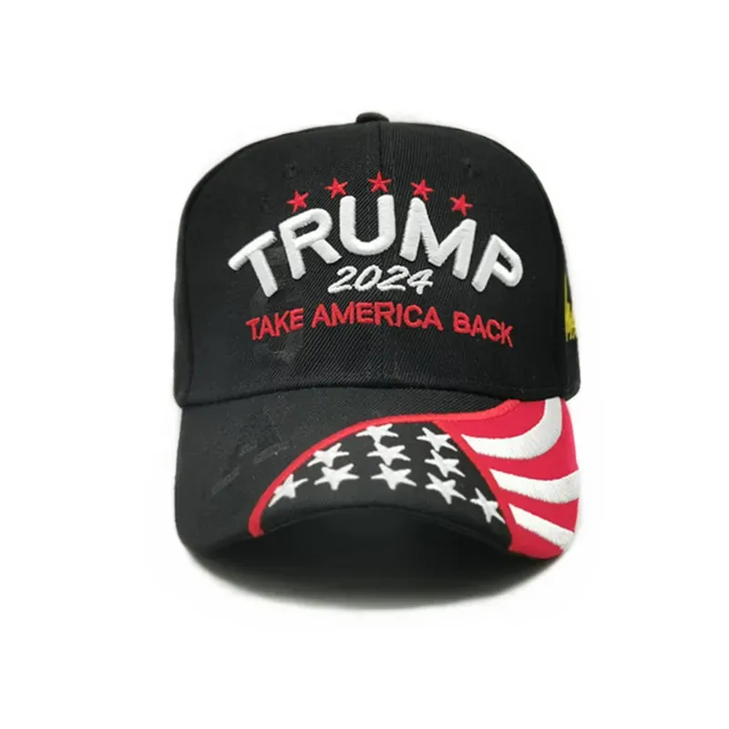 Trump 2024 Camouflage Usa Flag unisex Baseball Hats Make America Great Again President Maga Camo Embroidery Drop Cap for cycling