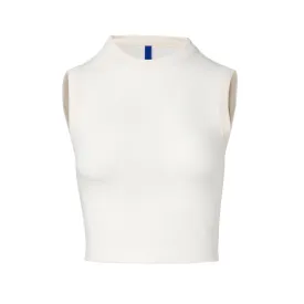 White Knitted Patchwork Top