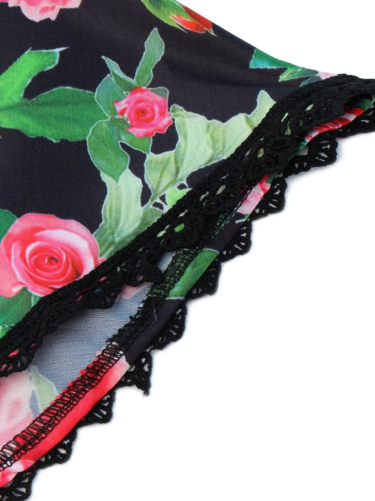Wholesale Floral Print Halter Dresses with Cut Out Detail