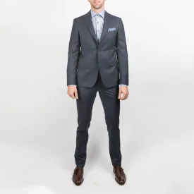 Windowpane Check Peak Lapel Suit