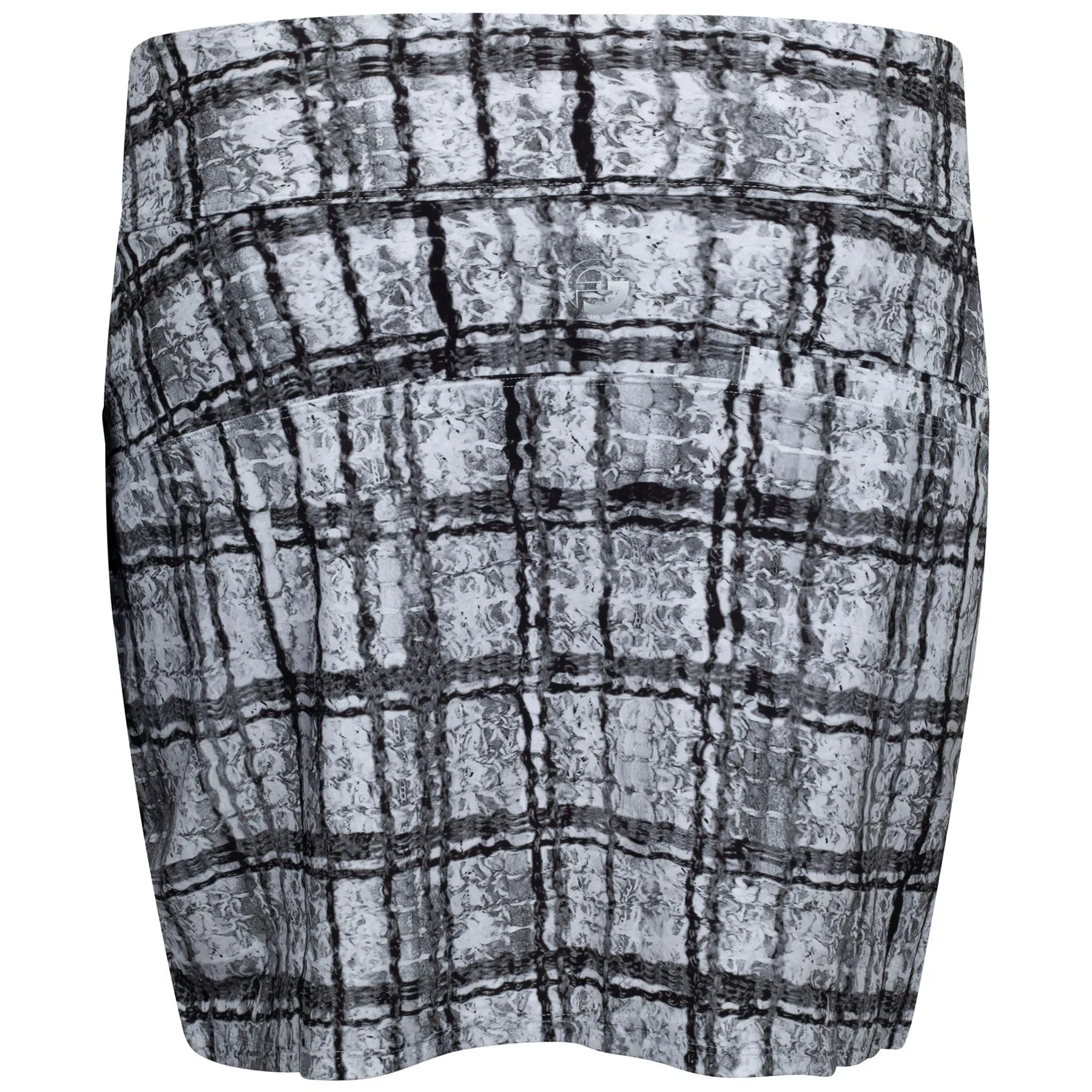 Womens Boucle Plaid Printed Pocket Front Skirts - AW22